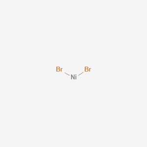 molecular formula NiBr2<br>Br2Ni B080709 Nickel(II) bromide CAS No. 13462-88-9