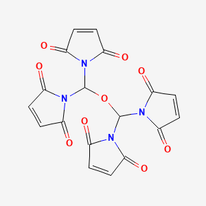 molecular formula C18H10N4O9 B8071145 Bis(maleimido)methyl Ether 
