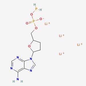 molecular formula C10H14Li4N5O5P2+3 B8071302 Adenosine 5'-[gamma-thio]triphosphate tetralithium salt 