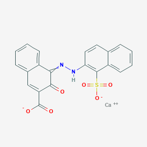 molecular formula C21H12CaN2O6S B8071428 calcium;3-oxo-4-[(1-sulfonatonaphthalen-2-yl)hydrazinylidene]naphthalene-2-carboxylate 