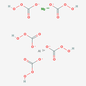 molecular formula C5H5AlMgO20 B8071436 aluminum;magnesium;hydroxy carbonate 