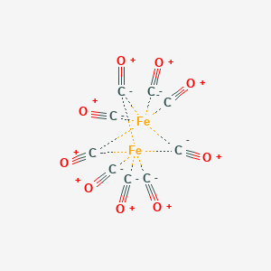 molecular formula C9Fe2O9 B8071527 carbon monoxide;iron 