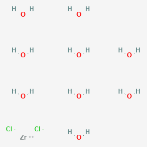 molecular formula Cl2H18O9Zr B8071580 Zirconium, dichlorooxo-, octahydrate 