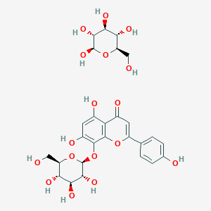 molecular formula C27H32O17 B8071647 Glucosylvitexin 