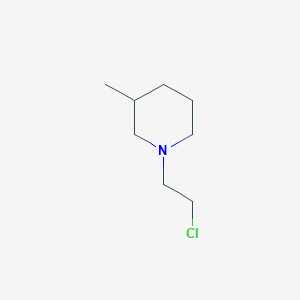 molecular formula C8H16ClN B080717 1-(2-Chloroethyl)-3-methylpiperidine CAS No. 10298-11-0