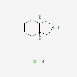 molecular formula C8H16ClN B8071714 trans-Octahydro-1H-isoindole hydrochloride 