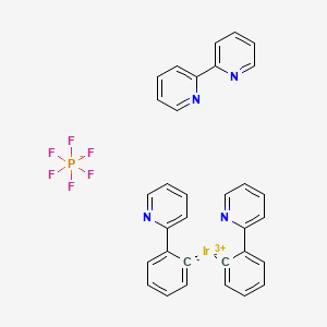 molecular formula C32H24F6IrN4P B8071718 (2,2'-Bipyridine)bis(2-phenylpyridinato)iridium(III) Hexafluorophosphate 