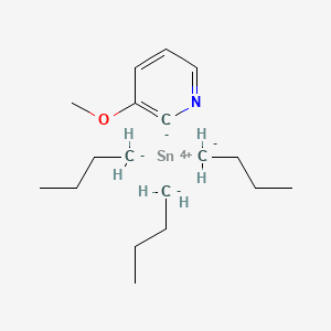 molecular formula C18H33NOSn B8071853 butane;3-methoxy-2H-pyridin-2-ide;tin(4+) 