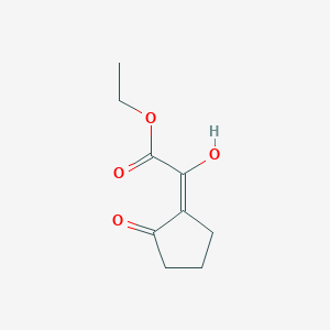 molecular formula C9H12O4 B8071870 ethyl 2-oxo-2-(2-oxocyclopentyl)acetate 