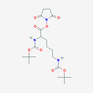 molecular formula C20H33N3O8 B8071895 Boc-Lys(Boc)-OSu 