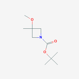molecular formula C10H19NO3 B8072151 Tert-butyl 3-methoxy-3-methylazetidine-1-carboxylate 