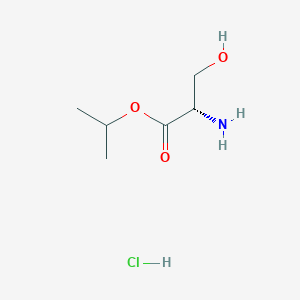 molecular formula C6H14ClNO3 B8072208 l-Serine isopropyl ester hydrochloride 