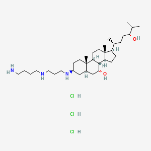 molecular formula C34H68Cl3N3O2 B8072216 Desulfosqualamine (trihydrochloride) 