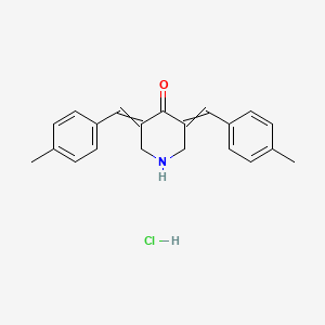 molecular formula C21H22ClNO B8072256 NSC 632839 hydrochloride 