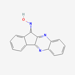 molecular formula C15H9N3O B8072264 N-indeno[1,2-b]quinoxalin-11-ylidenehydroxylamine 