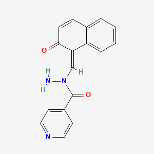 molecular formula C17H13N3O2 B8072289 N-[(Z)-(2-oxonaphthalen-1-ylidene)methyl]pyridine-4-carbohydrazide 