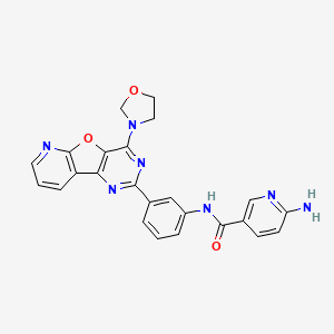 molecular formula C24H19N7O3 B8072291 YM-201636 