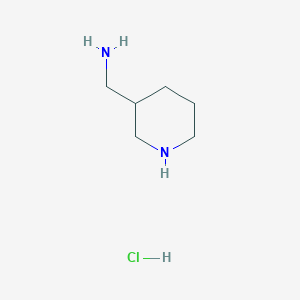 molecular formula C6H15ClN2 B8072368 Piperidin-3-ylmethanamine hydrochloride 