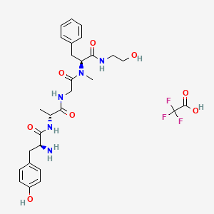 molecular formula C28H36F3N5O8 B8072585 DAMGO TFA 