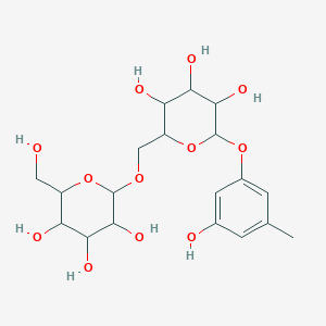 molecular formula C19H28O12 B8072625 Orcinol gentiobioside 