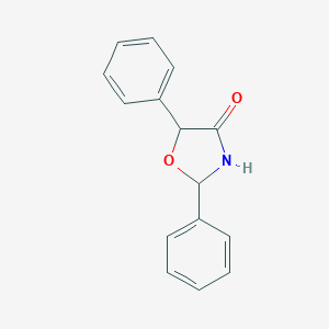 molecular formula C15H13NO2 B080729 4-Oxazolidinone, 2,5-diphenyl- CAS No. 10321-42-3
