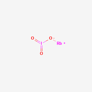 molecular formula RbIO3<br>IO3R B080730 Rubidium iodate CAS No. 13446-76-9