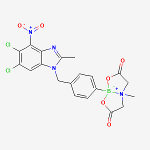 molecular formula C20H17BCl2N4O6 B8073081 TH1217 
