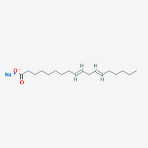 molecular formula C18H31NaO2 B8073839 sodium;(9E,12E)-octadeca-9,12-dienoate 