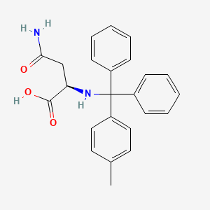 molecular formula C24H24N2O3 B8073973 H-D-ASN(MTT)-OH 