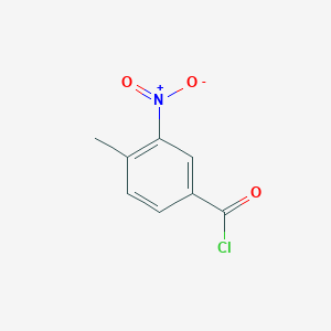 molecular formula C8H6ClNO3 B080740 4-甲基-3-硝基苯甲酰氯 CAS No. 10397-30-5