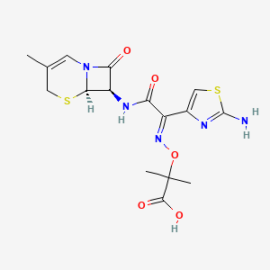 molecular formula C16H19N5O5S2 B8074020 Ceftazidime pentahydrate 