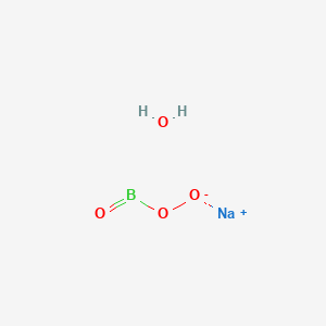 molecular formula BH3NaO4 B080741 Sodium perborate monohydrate CAS No. 10332-33-9
