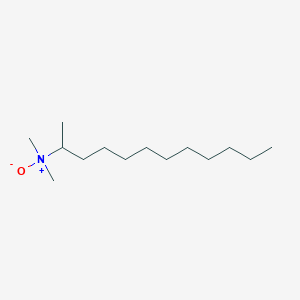 molecular formula C14H31NO B080743 2-Dodecanamine, N,N-dimethyl-, N-oxide CAS No. 13025-81-5