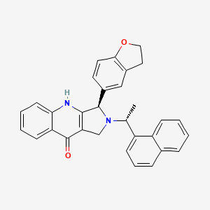 (3R)-2-[(R)-1-(1-Naphthyl)ethyl]-3alpha-(2,3-dihydrobenzofuran-5-yl)-1,2,3,4-tetrahydro-9H-pyrrolo[3,4-b]quinoline-9-one