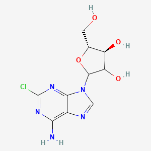 (4S,5R)-2-(6-amino-2-chloropurin-9-yl)-5-(hydroxymethyl)oxolane-3,4-diol