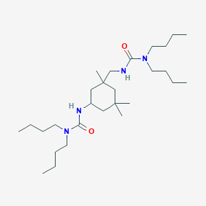 1,1-Dibutyl-3-[3-[(dibutylcarbamoylamino)methyl]-3,5,5-trimethylcyclohexyl]urea