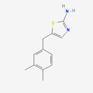 5-[(3,4-Dimethylphenyl)methyl]-2,3-dihydro-1,3-thiazol-2-imine