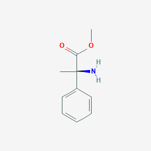 molecular formula C10H13NO2 B8074428 methyl (2R)-2-amino-2-phenylpropanoate 