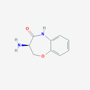 (R)-3-Amino-2,3-dihydrobenzo[b][1,4]oxazepin-4(5h)-one