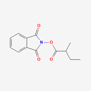 molecular formula C13H13NO4 B8074445 1,3-Dioxoisoindolin-2-yl 2-methylbutanoate 