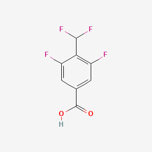 4-(Difluoromethyl)-3,5-difluorobenzoic acid