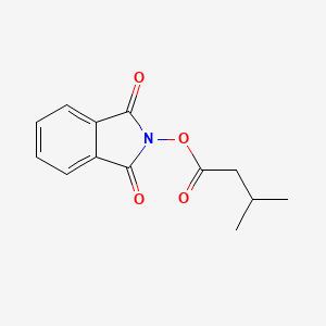molecular formula C13H13NO4 B8074649 1,3-Dioxoisoindolin-2-yl 3-methylbutanoate 