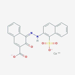 molecular formula C21H12CaN2O6S B8075055 calcium;(4Z)-3-oxo-4-[(1-sulfonatonaphthalen-2-yl)hydrazinylidene]naphthalene-2-carboxylate 