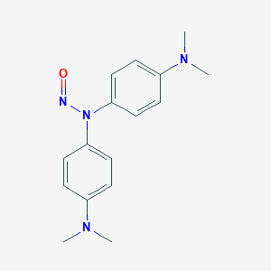 molecular formula C16H20N4O B080752 N,N-bis(4-dimethylaminophenyl)nitrous amide CAS No. 13916-80-8