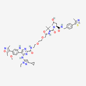 molecular formula C53H64N12O9S B8075314 PROTAC BET degrader-3 
