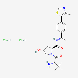 molecular formula C23H34Cl2N4O3S B8075360 (S,R,S)-AHPC-Me dihydrochloride 