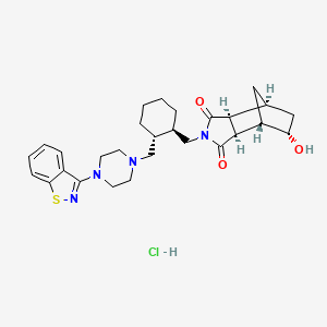 molecular formula C28H37ClN4O3S B8075364 Lurasidone metabolite 14326 hydrochloride 