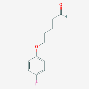 molecular formula C11H13FO2 B8077208 5-(4-Fluorophenoxy)pentanal 