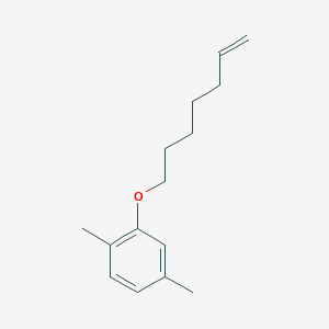 molecular formula C15H22O B8077535 2-Hept-6-enoxy-1,4-dimethylbenzene 