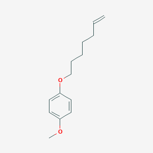 molecular formula C14H20O2 B8077540 1-Hept-6-enoxy-4-methoxybenzene 